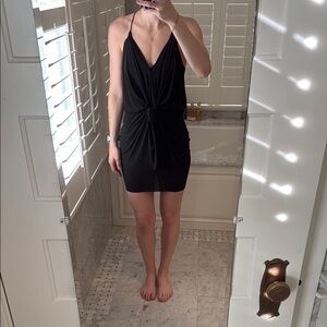 Misa Los Angeles Black Mini Dress